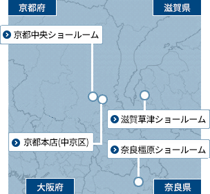 ショールーム一覧